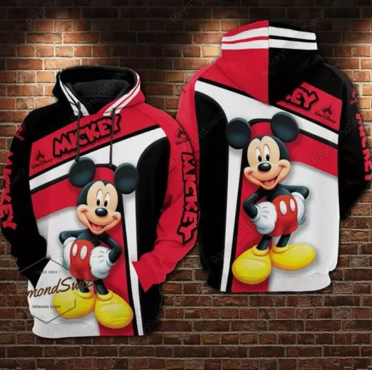 Discover Cartoon Mouse 3D HOODIE Halloween