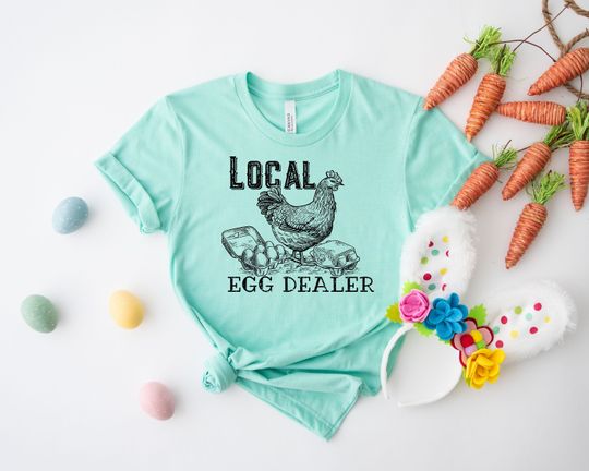 Discover Local Egg  Shirt, Happy Easter Shirt, Funny Chicken T-Shirt, Farm T-Shirt, Christian Gifts