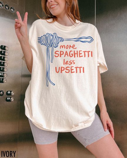 Discover Spaghetti Shirt, Funny Food Shirt, Foodie T Shirt, Food Humor, Funny Saying TShirt