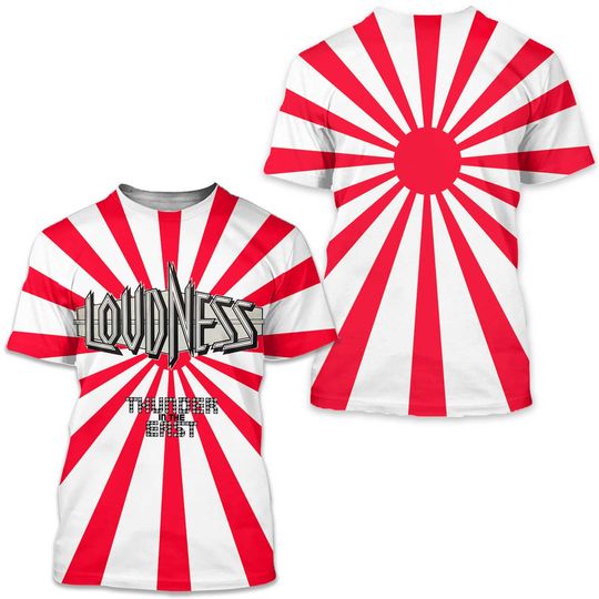 Discover Loudness music vintage 3D Tshirt