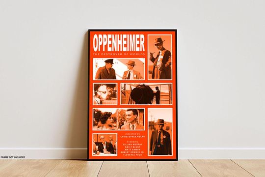 Discover Oppenheimer Aesthetic Movie Poster