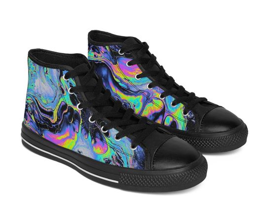Discover Cosmic Trip Sneakers, Trippy Shoes,Women's Classic Sneaker, Trippy Festival Wear