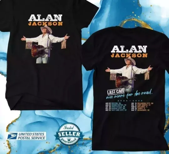 Discover Alan Jackson Last Call One More Tour 2024-2025 T-shirt