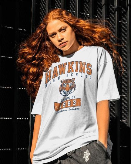 Discover Hawskin High School T shirt -graphic tees,vintage shirt