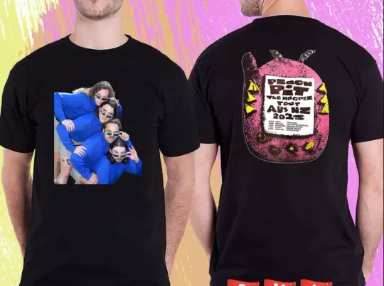 Discover Peach P THE MAGPIE AUSTRALIA TOUR 2025. Peach P. BLACK TSHIRT