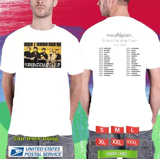 Discover TRENTEMOLLER DREAMWEAVER EUROPE UK TOUR 2025.SHIRT