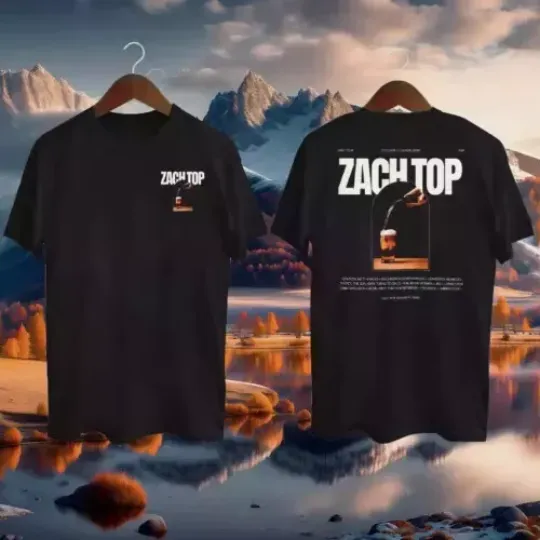 Discover Zach Top Cold Beer & Country Music Tour 2025 T-Shirt Gift for Fan S-5XL