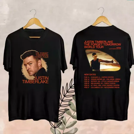 Discover 2025 Justin Timberlake The Forget Tomorrow Merch Shirt