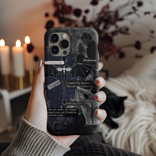 Discover Fourth Wing Collage Inspired iPhone Case