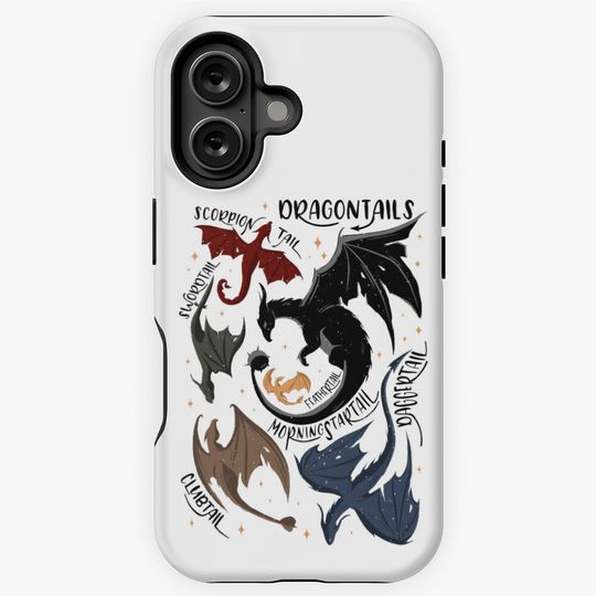 Discover Onyx Storm, Fourth Wing Dragons iPhone Case, Gifts for Book Lovers