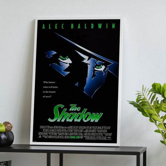 Discover The Shadow (1994) Movie Poster, Classic Vintage Film Poster, Room Decor, Art Poster for Gift, Canvas Poster