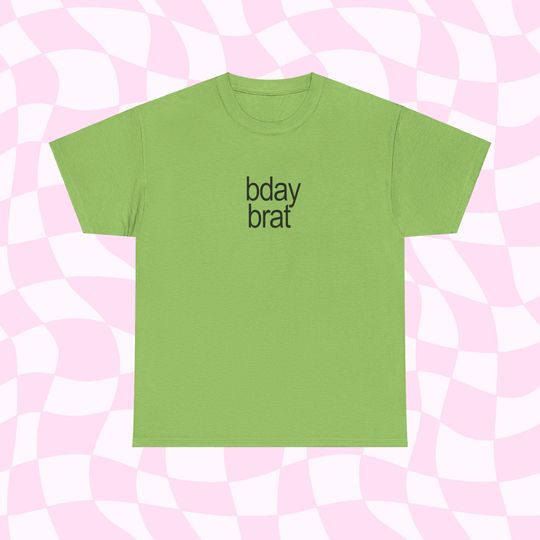 Discover bday brat tee, party girl shirt, Charli XCX 365