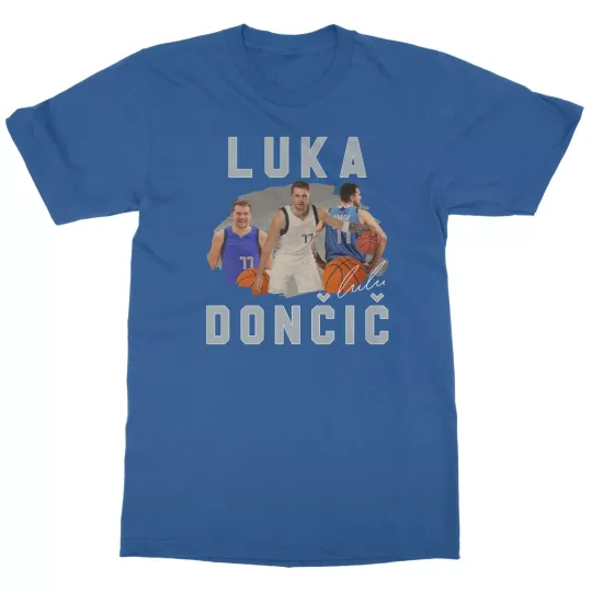 Discover Luka Doncic Inspired Basketball Tee - Dallas Fans Unisex T-Shirt