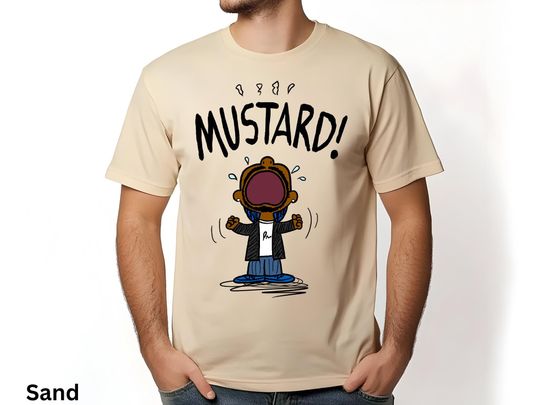 Discover Kendrick Lamar MUSTARD Meme T-Shirt, Funny Hip Hop Graphic Top, Music Lover Apparel