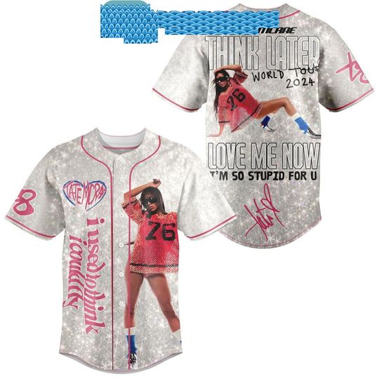 Discover Tate McRae Love Me Now Im So Stupid For U Baseball Jersey