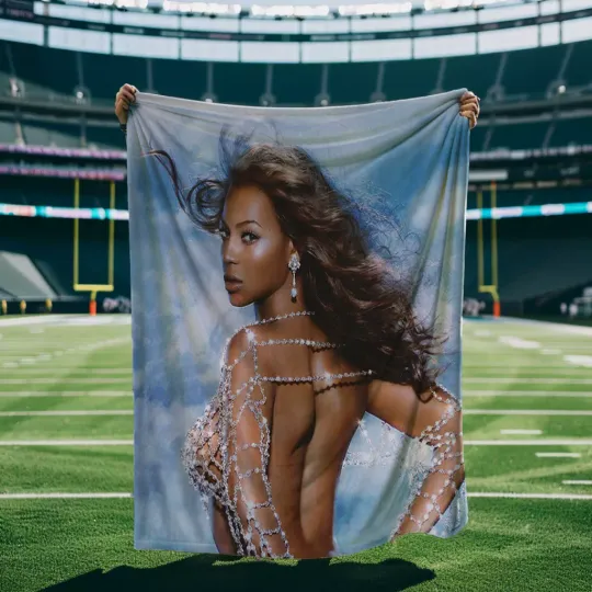 Discover Beyoncé Sherpa Fleece Blanket