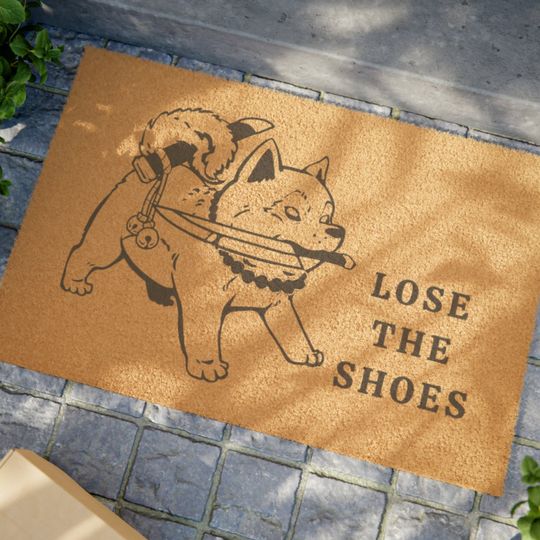 Discover Shiba Inu Coir Door Mat