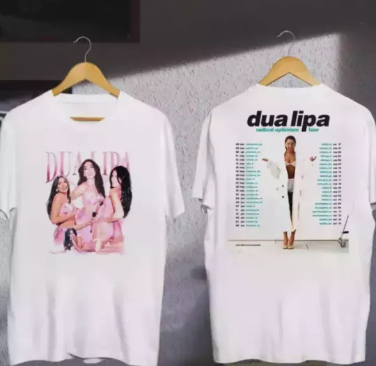 Discover Dua Lipa 2025 Concert Tour 2025 Shirt Dua Lipa T-Shirt