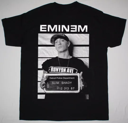 Discover Eminem Hip Hop Gift For Fan Black Shirt