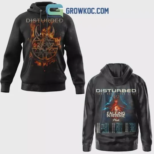 Discover Disturbed Take Back Your Life Tour Hoodie 3D