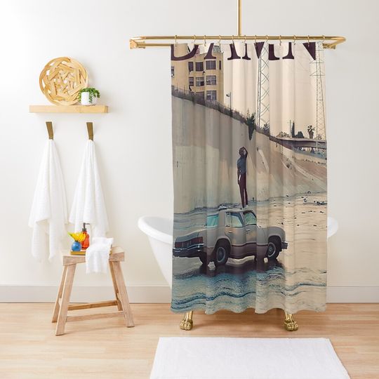 Discover D a m n . Shower Curtain