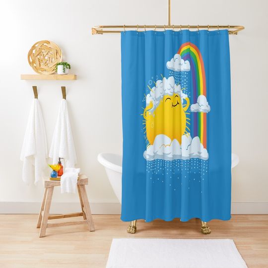 Discover Rainy Day Shower Curtain