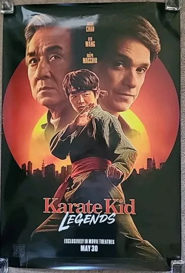 Discover Karate Kid Legends 2025 Advance Version Movie Poster Jackie Chan