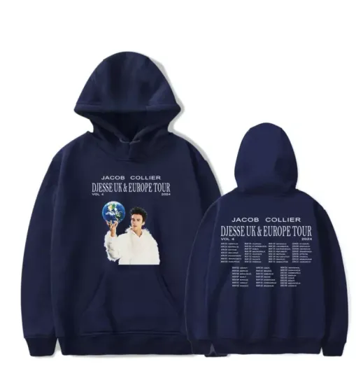 Discover 2 sided hoodie, Jacob Collier Djesse  Tour 2024 Hoodie