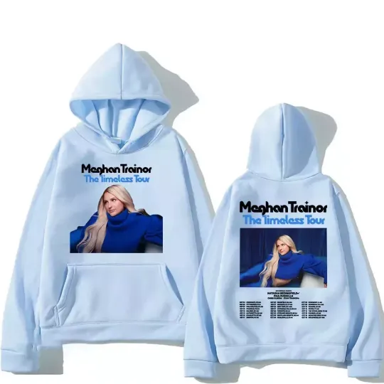Discover Double sided - Hoodie music lovers, Meghan-Trainor The Timeless Tour 2024 Hoodie