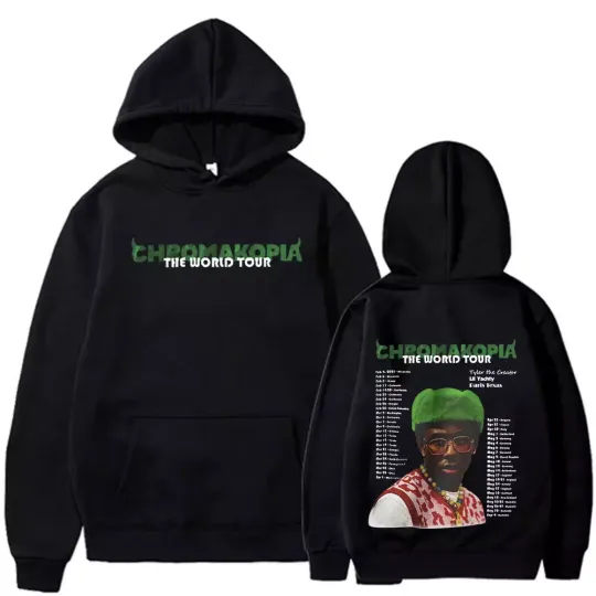 Discover Tyler The Creator Chromakopia World Tour Hoodie For Fans Double-Sided