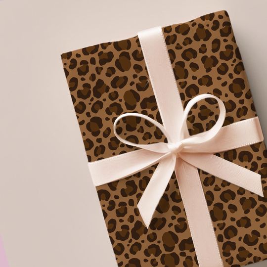 Discover Leopard Print Wrapping Paper, Gifting Gifts for Her