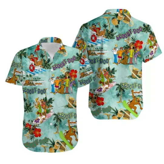 Discover Scooby Doo Tropical Hawaiian Shirt Aloha Shirt