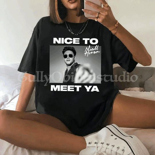 Discover Nice to Meet Ya Niall Horan T-Shirt  Vintage Tour Merch for Music Fans