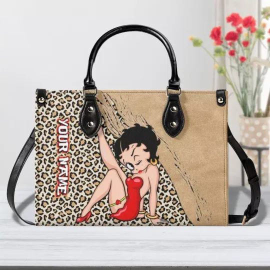 Discover Betty Boop  Personalized Leather Handbag