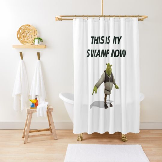 Discover THIS IS MY SWAMP Shower Curtain