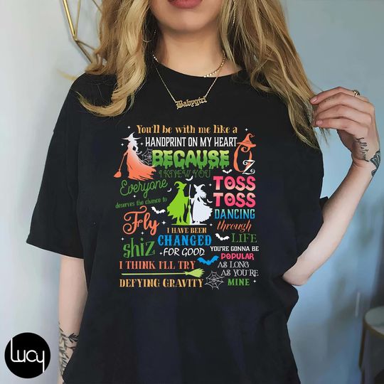 Discover Wicked A New Musical Shirt, Musical Wicked Shirt, Wicked Shirt, Music Lovers Shirt, Halloween Shirt, Witch Shirt