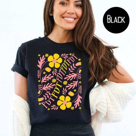 Discover Subtle FDT Floral Design Shirt, Gift for Democrat
