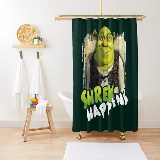 Discover Lover Gifts Sexy Shrek  Shower Curtain