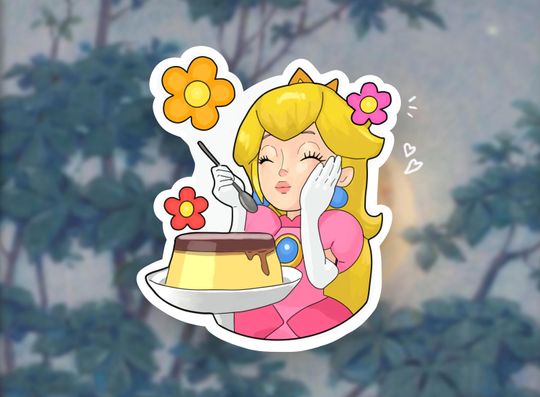Discover Princess Peach sticker