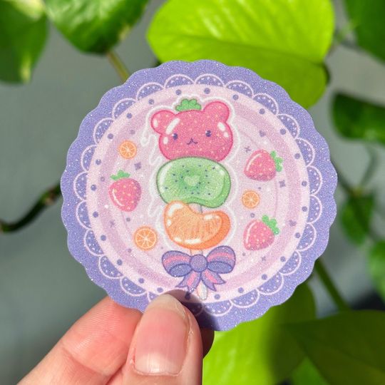 Discover Cute Fruit Dango Sticker | Lolita Dessert Sticker
