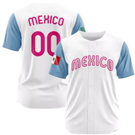 Discover Custom Mexico Baseball World Baseball Classic Print Jersey