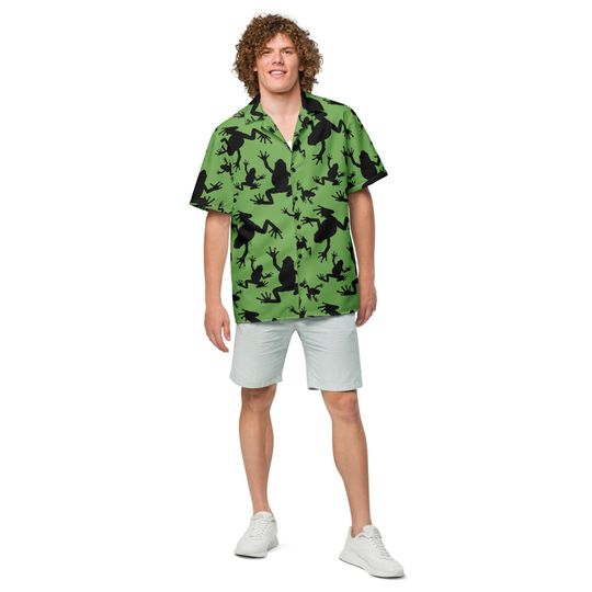 Discover Frog Hawaiian Shirt, Biology Teacher Hawaiian Shirt, Science Teacher Hawaiian Shirt
