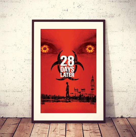 Discover 28 Days Later, film poster, 2002 British post