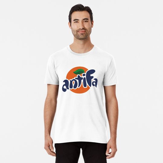 Discover "Antifa" Anti-fascist Logo Premium T-Shirt
