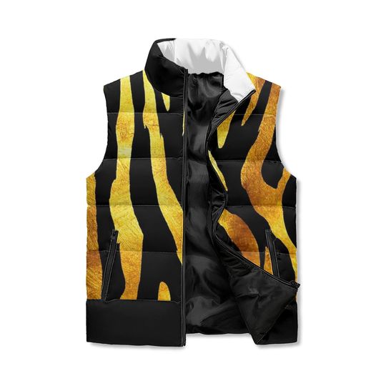 Discover Royal Tiger Puffer Vest Sleeveless Jacket