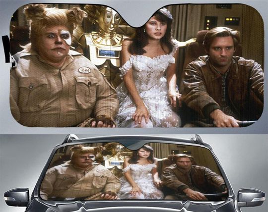 Discover Funny Spaceballs Movie Car Sun Shade, Lover Spaceballs Car Accessoriesr, Car Windshield, Car Sun Shade,