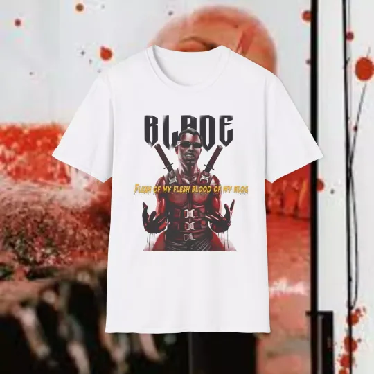 Discover Blade DMX Mashup T-Shirt Hip-Hop Album Cover Shirt Vintage Rapper