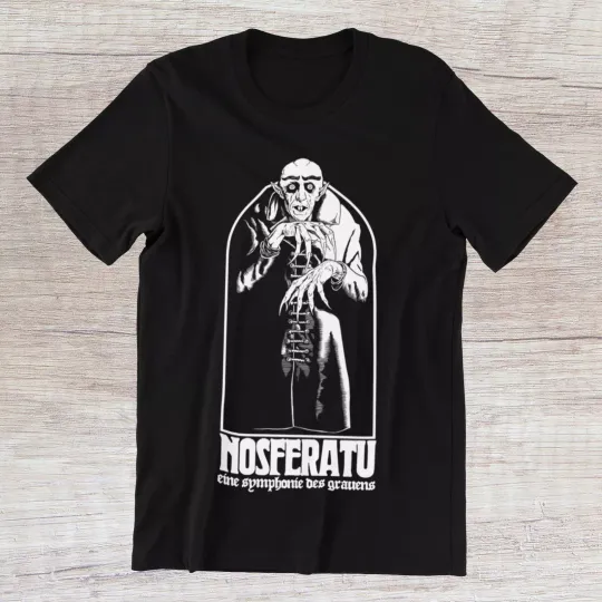 Discover NOSFERATU T-Shirt 1922 Silent Horror Movie Tee