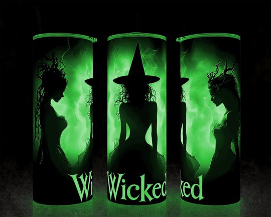 Discover Wicked Sublimation Wrap- 20oz straight tumbler