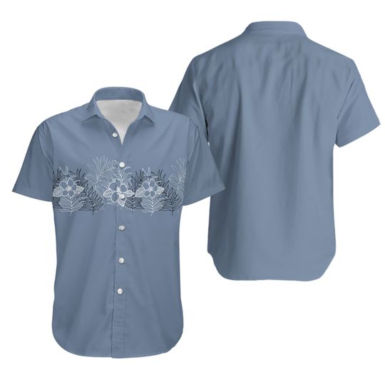 Discover Island Shores Casual Button Down Cocktail Shirt